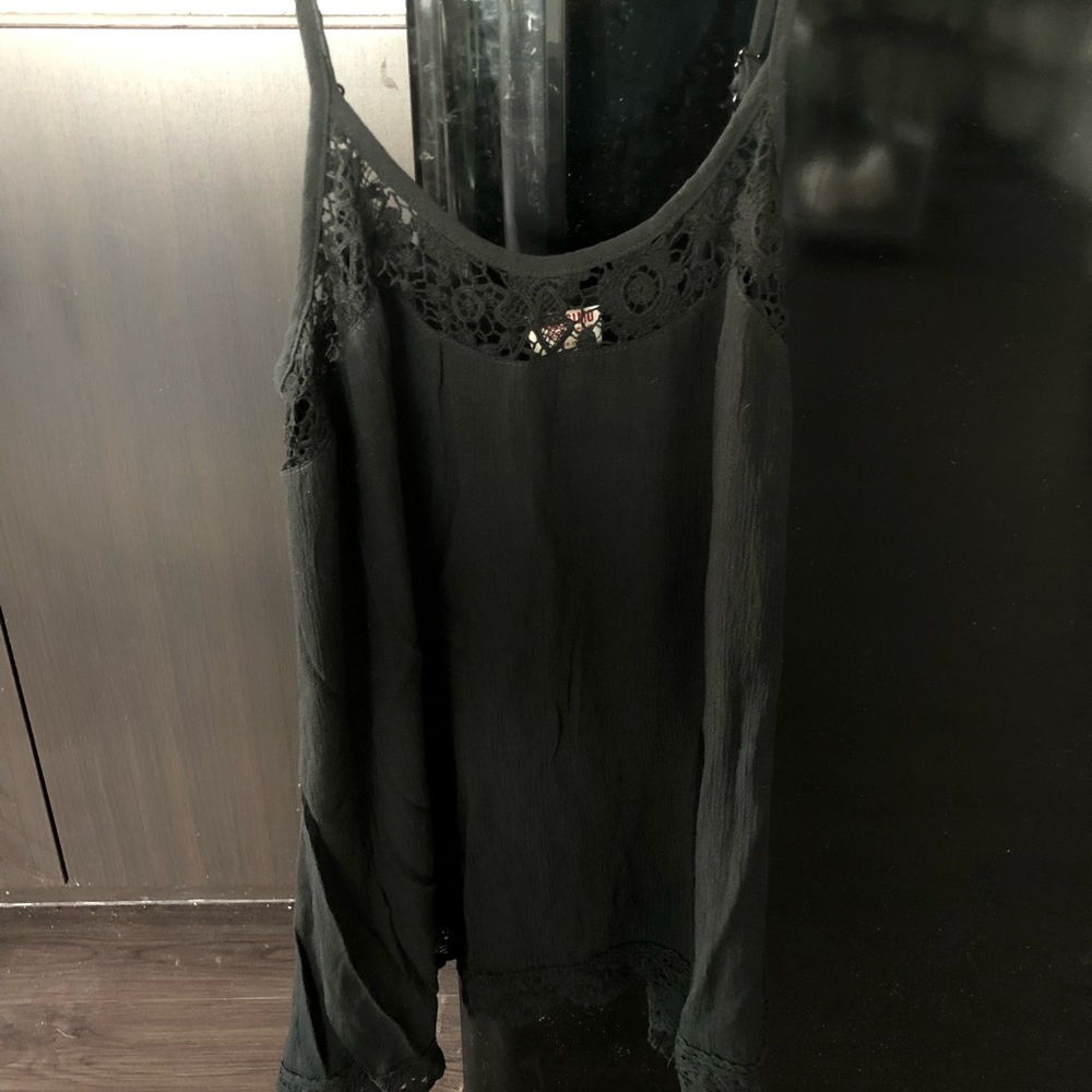 Black Lacy Tank